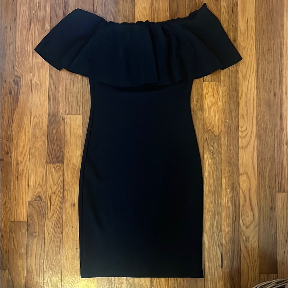 Elegant Black Off-Shoulder Dress